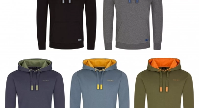 DENIMFY Hoodie Herren Regular Fit DFBenno Kapuzenpullover Pullover Taschen