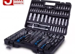 Scheppach Werkzeugkoffer TB180 Steckschlüsselsatz Ratschen Stecknüsse Bits für 79,99€ inkl. Versand!