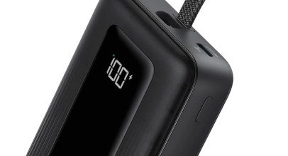 Anker Powerbank 20.000mAh 30W mit integriertem USB-C Kabel portables Ladegerät – Refurbished für 20,89€ inkl. Versand!