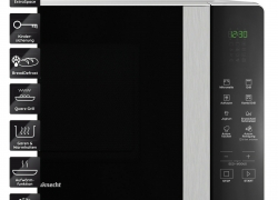 BAUKNECHT Grill-Mikrowelle freistehend MF 203 SB LED Display ohne Drehteller für 119,90€ inkl. Versand!