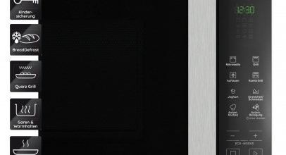 BAUKNECHT Grill-Mikrowelle freistehend MF 203 SB LED Display ohne Drehteller für 119,90€ inkl. Versand!