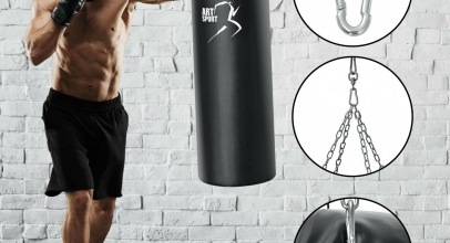 Box Set Boxsack 30kg gefüllt Stahlkette Halterung Erwachsene ArtSport für 79,95€ inkl. Versand!