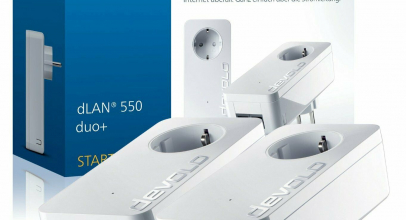 Devolo dLan 550 duo+ Starter Kit 2x LAN Anschluss Steckdose Powerline Adapter für 59,90€ inkl. Versand!