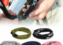 JELEX Dr.Security Kette Stahl Fahrradschloss – verschiedene Farben für 5,99€ inkl. Versand!