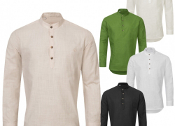 Herren Hemd Sommer Schlupfhemd Regular Fit für 24,90€ inkl. Versand!