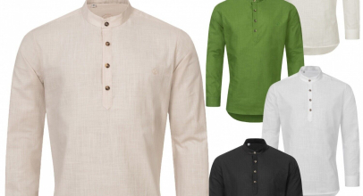 Herren Hemd Sommer Schlupfhemd Regular Fit für 24,90€ inkl. Versand!