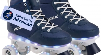 HUDORA Jungen/Mädchen LED Roller Skates Rollschuhe für 26,99€ inkl. Versand!