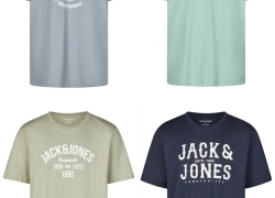Jack & Jones T-Shirt Herren Basic Regular Fit Regular Fit JJLINO 4er Pack Set für 37,99€ inkl. Versand!