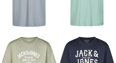Jack & Jones T-Shirt Herren Basic Regular Fit Regular Fit JJLINO 4er Pack Set für 37,99€ inkl. Versand!