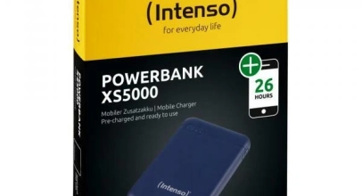 Intenso Powerbank mobile Ladestation Slim XS 5000 mAh Typ A / C USB OUT blue für 8,99€ inkl. Versand!