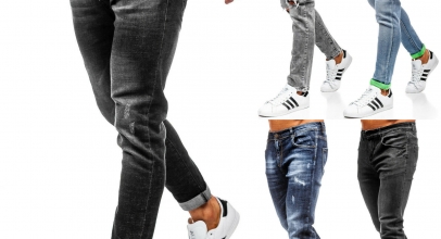 BOLF Herren Jeans Denim Casual unifarben Mix für 23,95€ inkl. Versand!