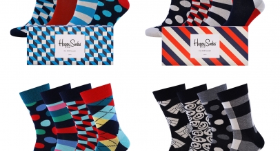 4 Paar Happy Socks Unisex Socken Strümpfe mit Geschenkbox für 21,95€ inkl. Versand!