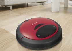 CLEANmaxx Saugroboter 2-in-1 rot-schwarz für 35,99€ inkl. Versand!