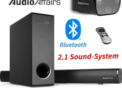 AudioAffairs Bluetooth Soundbar Subwoofer Sound System für 59,99€ inkl. Versand!