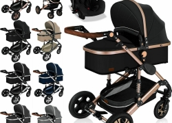 KESSER® Loops 3-in-1 Kombi-Kinderwagen Buggy Reisebuggy mit Auto-Babyschale für 199,90€ inkl. Versand!