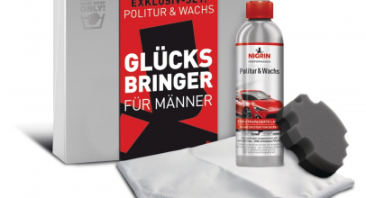 Nigrin Geschenk-Pack Lack-Politur + Auto-Wachs + Applikations-Schwamm + Tuch Set für 8,99€ inkl. Versand!