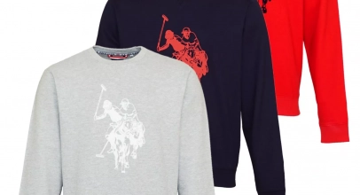 U.S.Polo Assn. Herren Sweatshirt Pullover blau, grau, rot – Rundhals – M-3XL mit Logodruck für 19,95€ inkl. Versand!