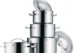 WMF 4-teiliges Topf-Set Gala Plus Edelstahl rostfrei für 99,95€ inkl. Versand!