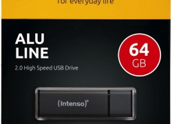 INTENSO Alu Line USB-Stick 64GB anthrazit für 6,99€ inkl. Versand!