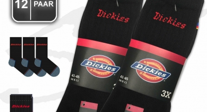 12 Paar DICKIES® Strong Work Herren Arbeitssocken Business Socken für 29,90€ inkl. Versand!