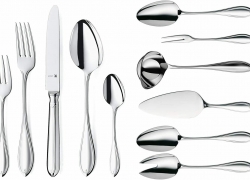 WMF Premiere 66 teiliges Besteckset 12 Personen, 60 Teile mit Servierbesteck für 449,99€ inkl. Versand!