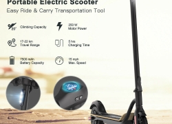 Elektro Scooter Elektroroller Faltbar Aluminium E-Scooter für 221,51€ inkl. Versand!