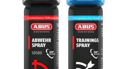 ABUS Abwehrspray SDS80 + Trainingsspray Pfefferspray Selbstverteidigung für 9,99€ inkl. Versand