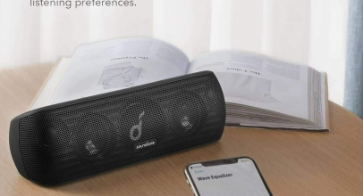 Anker Soundcore Motion+ Bluetooth Lautsprecher Hi-Res 30W Audio App IPX7 Schwarz für 80,74€ inkl. Versand!