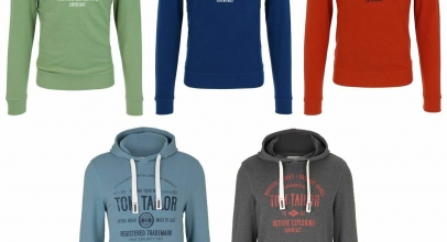 TOM TAILOR Hoodie mit Print Herren Sweatshirt für 15,99€ inkl. Versand!
