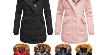 Marikoo Damen Stepp Parka Mantel Winterjacke gefüttert Karmaa Prin für 43,92€ inkl. Versand!
