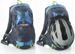 FISCHER Fahrrad Rucksack blau 15lm Helmnetz, Regencover, Trinksystemhalterung für 24,99€ inkl. Versand!