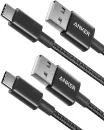 Anker USB C Kabel 2 Stück 0,9 m doppelt-geflochtenes Nylon Type C Ladekabel für 5,94€ inkl. Versand!