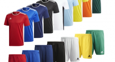 adidas Entrada 18 Trikot Trainingsshirt und Parma 16 Short für je 11,99€ inkl. Versand!