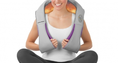 VITALmaxx Shiatsu 2tlg. Massagegerät Wärmefunktion Nacken Rücken für 31,99€ inkl. Versand!