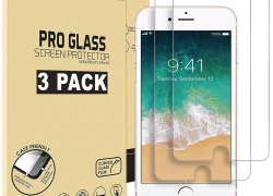 3x iPhone7/iPhone8 Panzerfolie Glas 9H für 4,99€ inkl. Versand