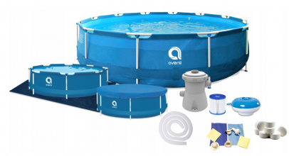 16-in-1 Pool Stahlrahmen Gartenpool Schwimmbecken (305x76cm) für 159,-€ inkl. Versand!