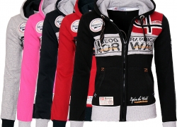 Geographical Norway Damen Sweat Jacke Hoodie Flyer-Lad für 37,90€ inkl. Versand!