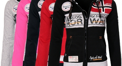 Geographical Norway Damen Sweat Jacke Hoodie Flyer-Lad für 37,90€ inkl. Versand!