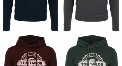 TOM TAILOR HOODY PLACEMENT PRINT Herren Kapuzenpullover für 29,99€ inkl. Versand!