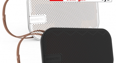 NINETEC Desire Bluetooth Lautsprecher 20W NFC AUX Speaker Leder Trageriemen für 19,99€ inkl. Versand