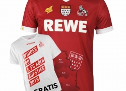 uhlsport 1.FC Köln Fastelovend Karnevalstrikot 2019/2020 Bundle für 88,88€ inkl. Versand!