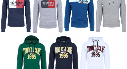 Tommy Hilfiger Herren Hoody Essential Graphic & Contemporary & Essential Logo für 49,90€ inkl. Versand!