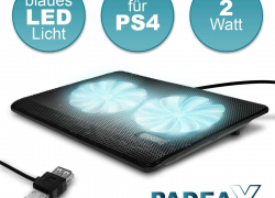 USB Kühler Playstation 4 Laptop Lüfter LED Beleuchtet für 14,99€ inkl. Versand!