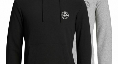 Jack & Jones Hoodie 2er-Pack Kordelzug- Male für 32,95€ inkl. Versand!