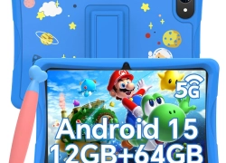 VekfulPC K10 Kinder Tablet 2025 10.1 Zoll Andriod 15 12GB+64GB 5000mAh 5G Wifi für 89,10€ inkl. Versand!