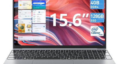 SGIN 15.6 Zoll Laptop Intel Celeron 2.8GHz 4GB Speicher 128GB eMMC HDMI Silber für 139,50€ inkl. Versand!