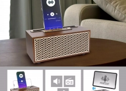 Retro Bluetooth Lautsprecher + FM Radio Tragbar Mp3 USB AUX Sound-Box Holz Optik für 17,99€ inkl. Versand!