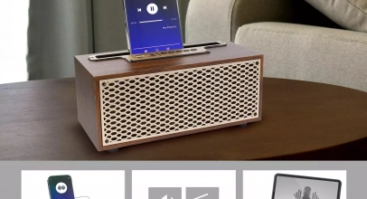 Retro Bluetooth Lautsprecher + FM Radio Tragbar Mp3 USB AUX Sound-Box Holz Optik für 17,99€ inkl. Versand!