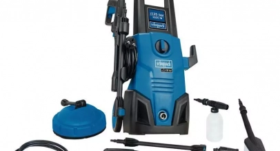 Scheppach Hochdruckreiniger HCE1650, 135 bar, Flächenreiniger Bürsten + Zubehör für 76,95€ inkl. Versand!