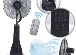 Standventilator mit Wasser Sprühnebel Ventilator leise Oszillation 90 Watt 40cm für 79,99€ inkl. Versand!